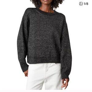 Velvet by Graham & Spencer Gold and Black Knit Sweater - size small